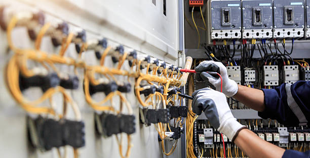 Professional Electrician technician working in Breckinridge Center, KY